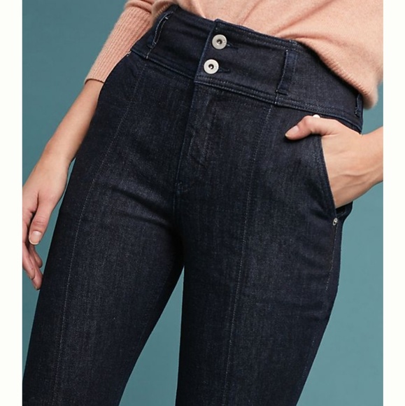 Anthropologie High-Rise Slim Straight Jeans - Picture 6 of 7